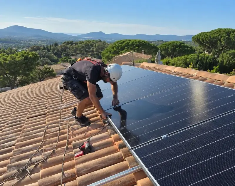 Installateur panneaux solaires Sainte-Léocadie — pose photovoltaïque sur toiture