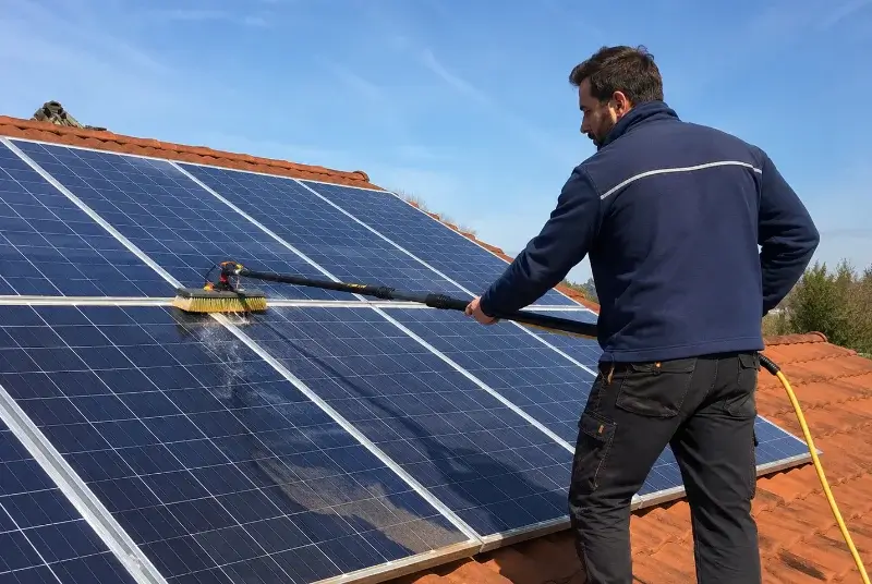 Nettoyage et entretien de panneaux solaires à Sainte-Léocadie